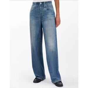 Rag & Bone Miramar Cotton Terry Wide Leg Pant XS Sweatpant Printed Jean